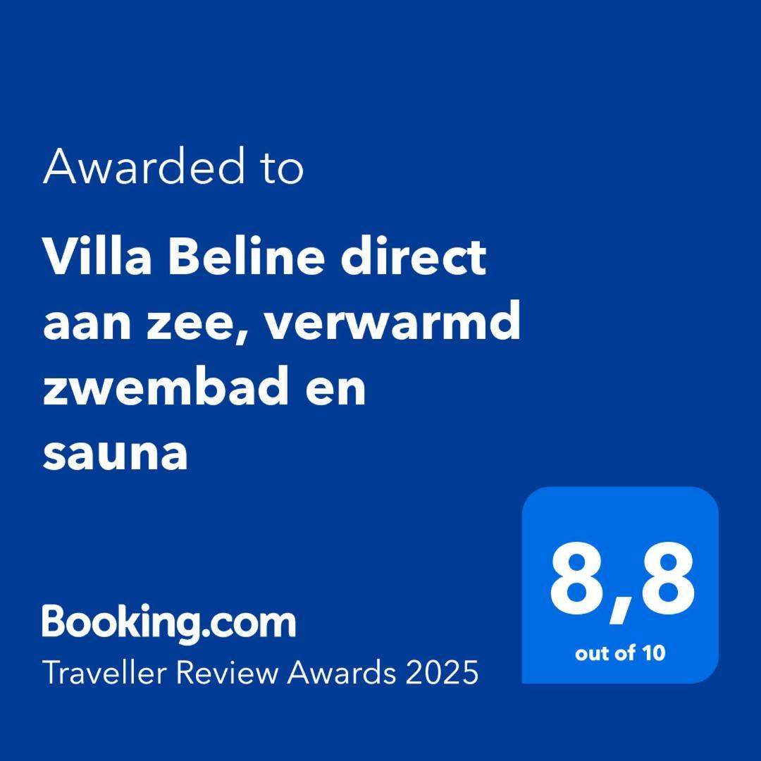 Villa Beline Direct Aan Zee, Verwarmd Zwembad En Sauna トゥリバニ・クルシサ エクステリア 写真
